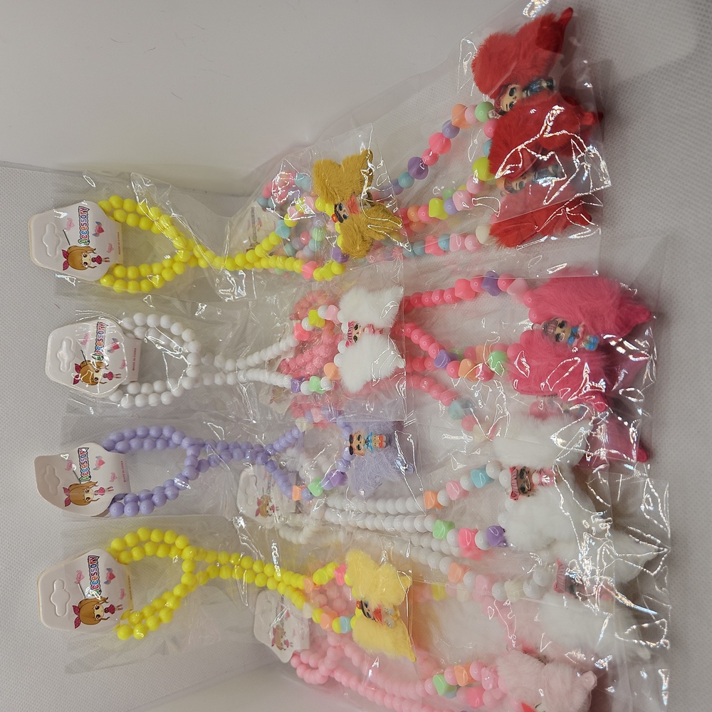 Colorful Beaded Necklace And Bracelet Sets  Price is for 3 sets